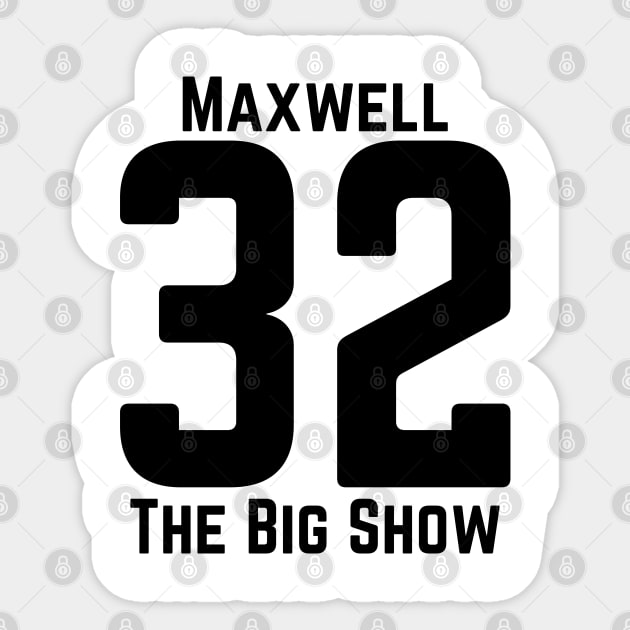 Glenn Maxwell 32 Australian Cricket Sticker by kimbo11